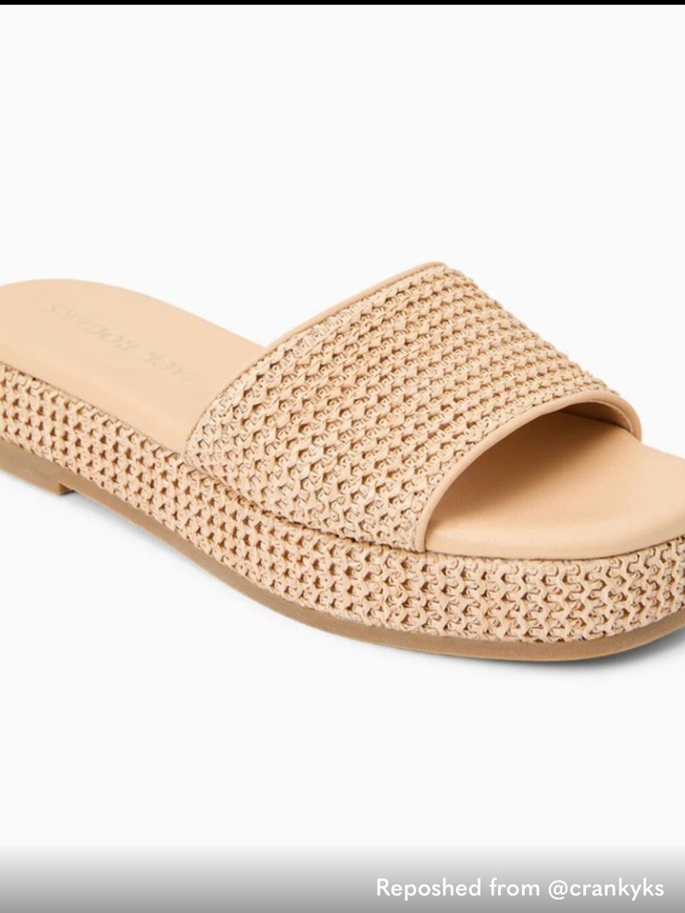 Jack Rogers Bay Flatform Slide Sandals